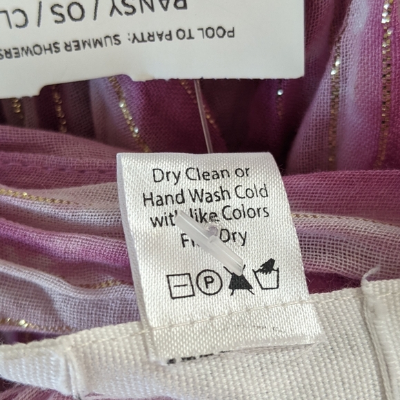 Pool to Party Subtle Luxury Scarf/Sarong NWT - Picture 8 of 8